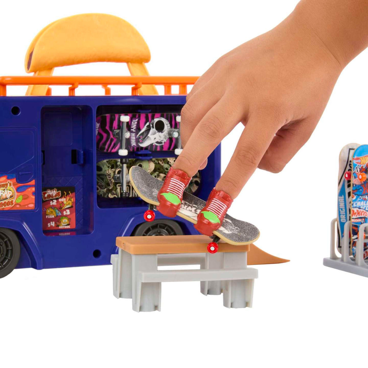 Buy Hot Wheels Skate Tonys Taco Truck Play Case | Yallatoys.com