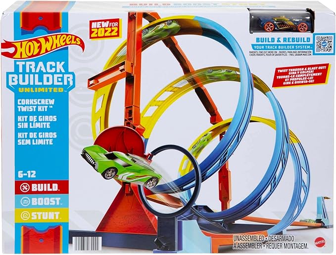 Buy Hot Wheels Action Corkscrew Twist Kit | Yallatoys.com