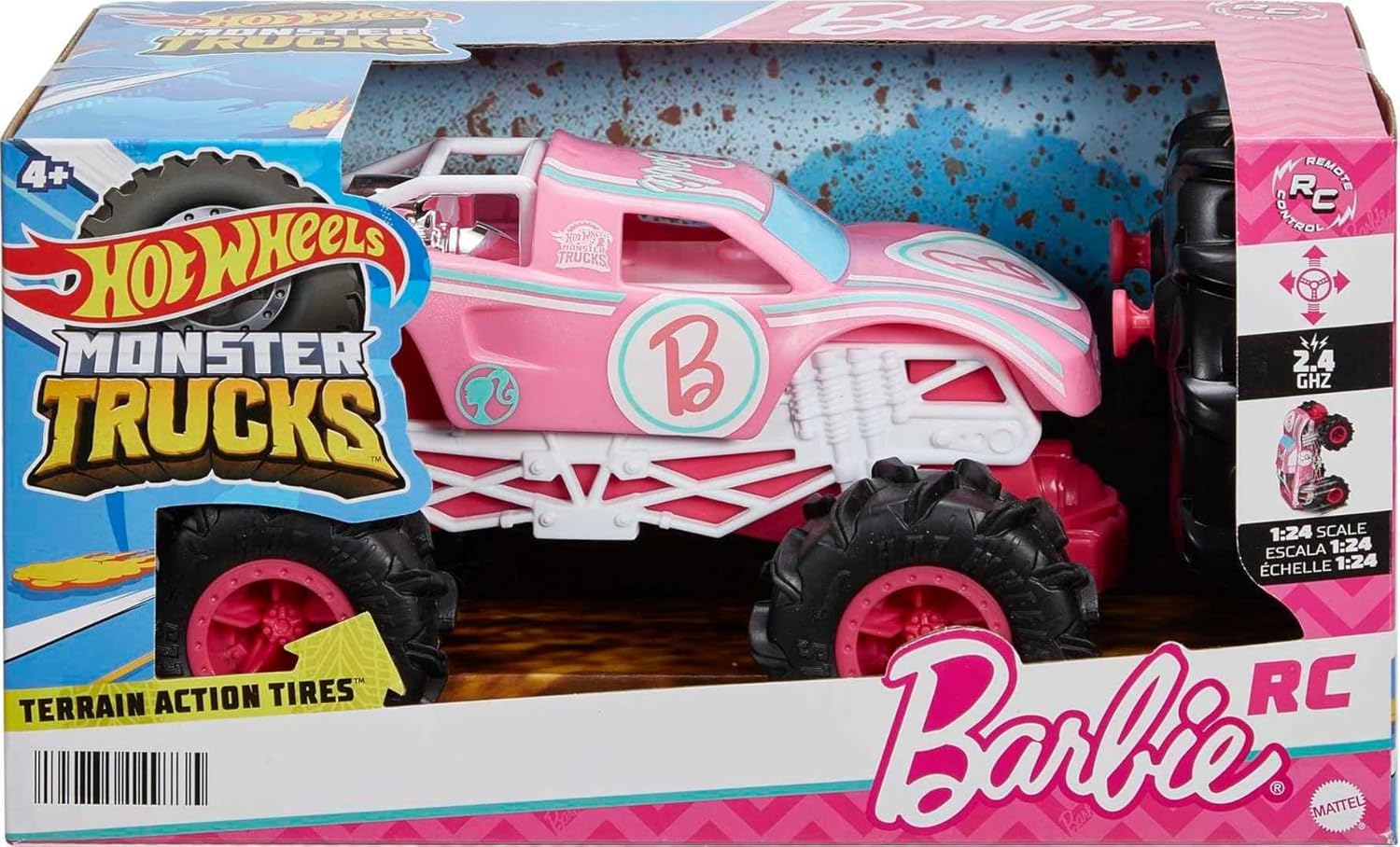 Buy Hot Wheels Remote Control Monster Truck Barbie | Yallatoys.com