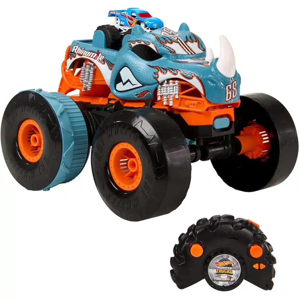 Buy Hot Wheels RC 1:12 Monster Trucks Transforming Rhinomite | Yallatoys.com