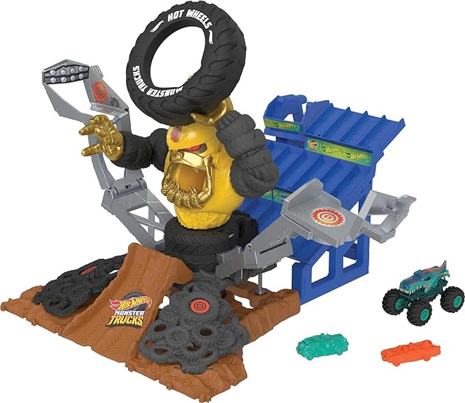 Buy Hot Wheels Monster Trucks Arena World Championship Mega Wrex vs Gorzilla | Yallatoys.com