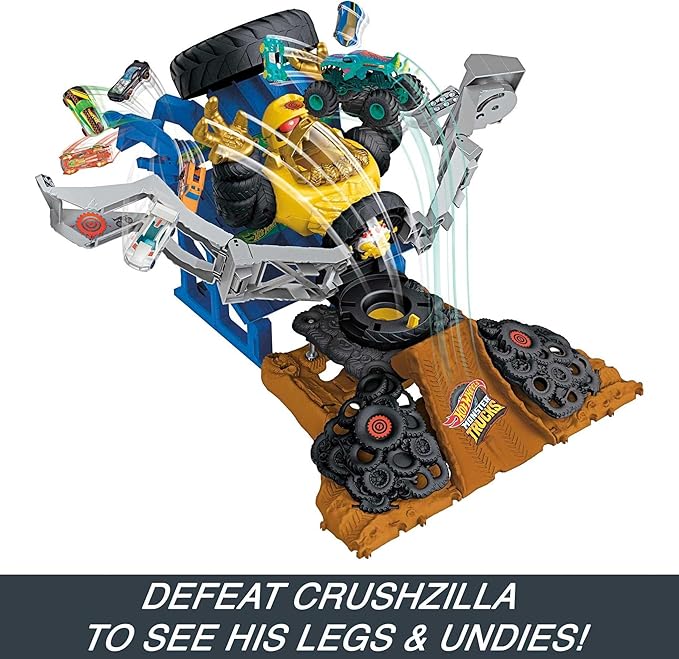 Buy Hot Wheels Monster Trucks Arena World Championship Mega Wrex vs Gorzilla | Yallatoys.com