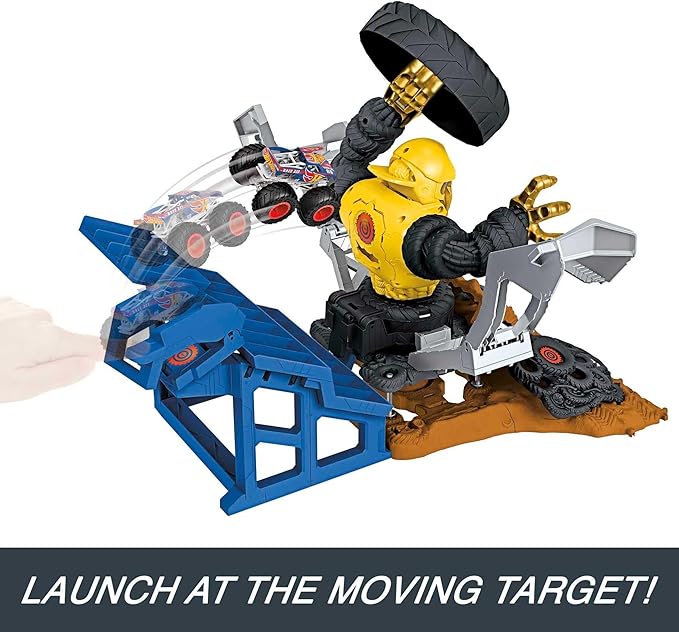 Buy Hot Wheels Monster Trucks Arena World Championship Mega Wrex vs Gorzilla | Yallatoys.com
