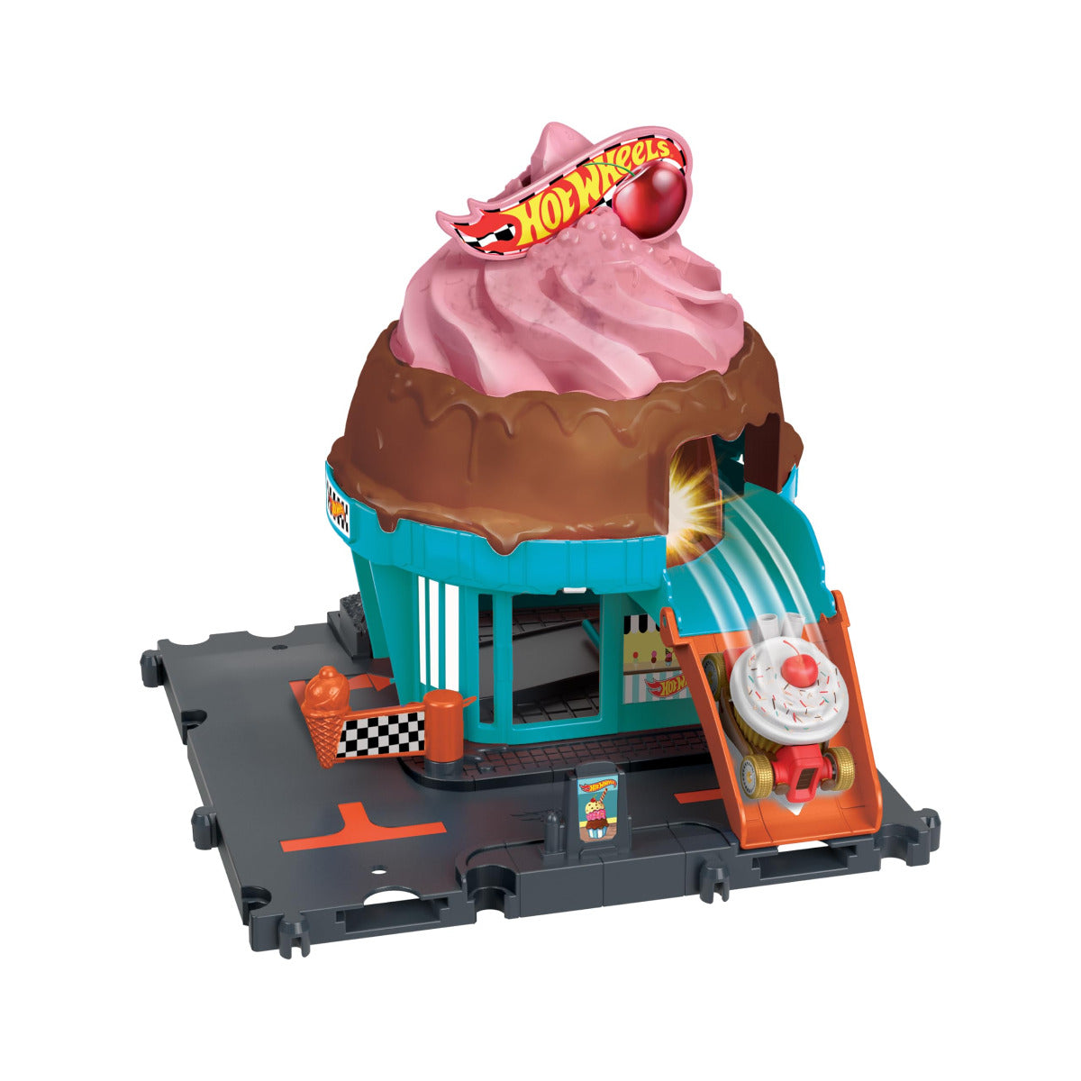 Buy Hot Wheels City Downtown Ice Cream Shop Playsets | Yallatoys.com