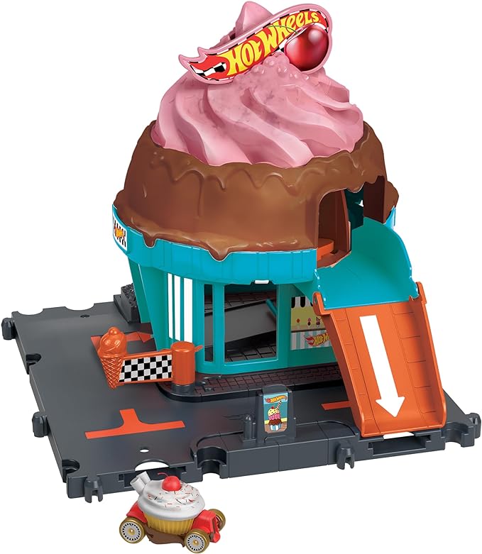 Buy Hot Wheels City Downtown Ice Cream Shop Playsets | Yallatoys.com