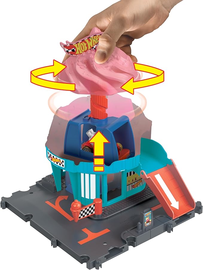 Buy Hot Wheels City Downtown Ice Cream Shop Playsets | Yallatoys.com