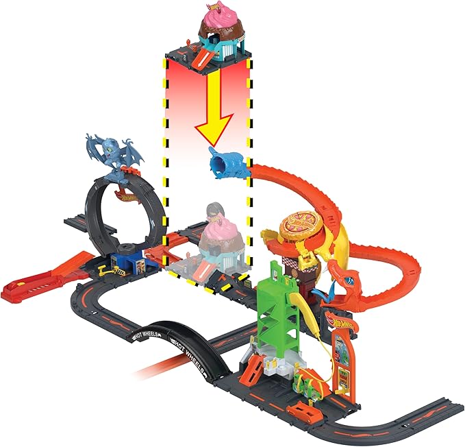 Buy Hot Wheels City Downtown Ice Cream Shop Playsets | Yallatoys.com