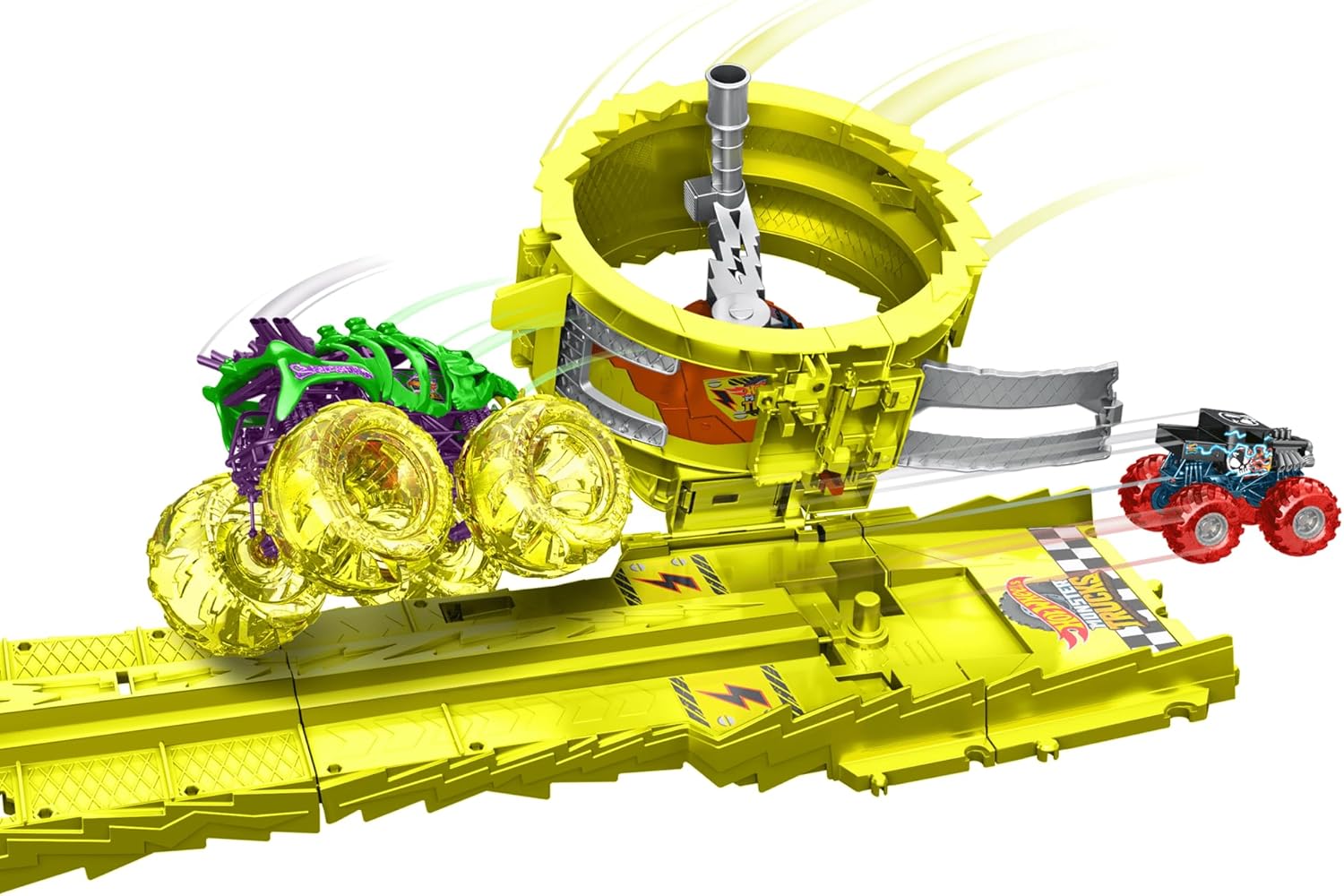 Buy Hot Wheels Monster Trucks Track Set with 2 Toy Trucks | Yallatoys.com
