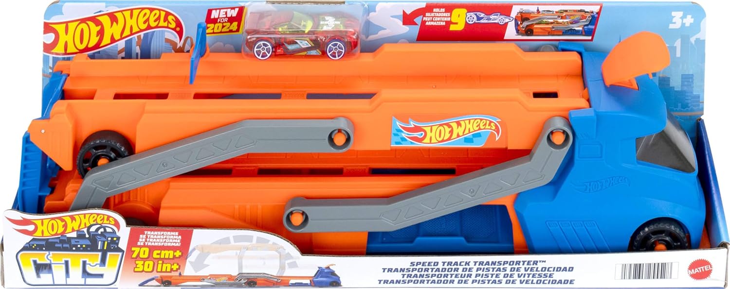 Buy Hotwheels City Speed Track Transporter Playset | Yallatoys.com
