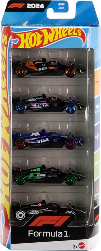 Buy Hot Wheels Toy Cars Formula 1 5 Pack Assorted (Sold Separately Subjected to Availabilty) | Yallatoys.com