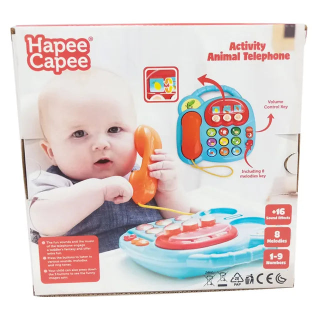 Buy HapeeCapee Activity Animal Telephone | Yallatoys.com
