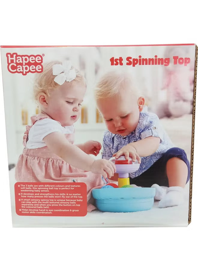 Buy HapeeCapee First Spinning Top with three balls | Yallatoys.com