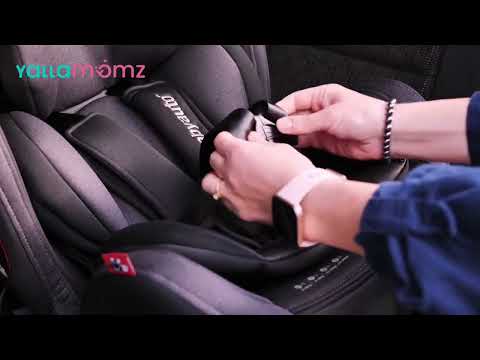 Babyauto Revolta 360 Car Seat 0123 Black Grey Melange Babyauto Yallatoys