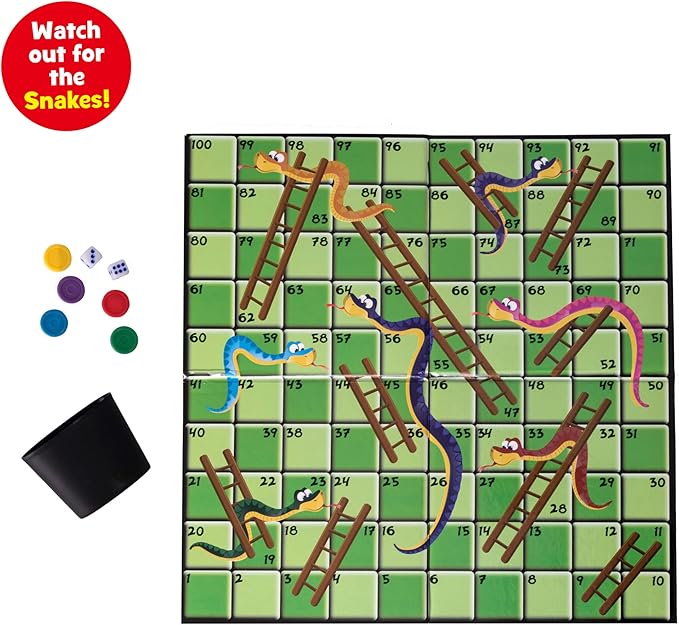 Buy Snake and Ladders Family Board Game | Yallatoys.com