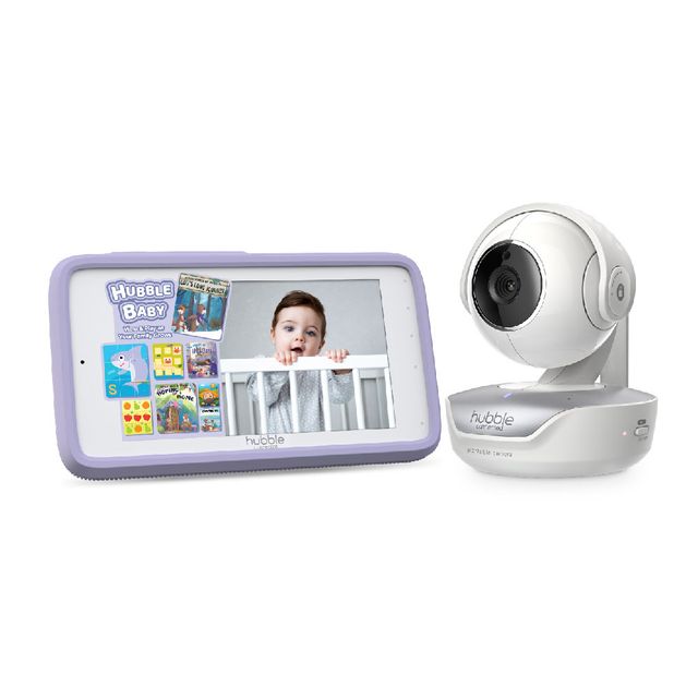 Hubble Nursery Pal Deluxe With 5inch HD Color Touch Screen and Portable Camera White Hubble Yallatoys