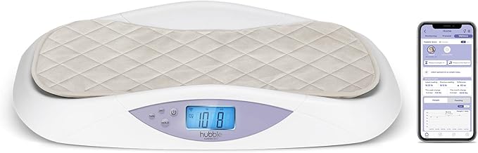 Hubble Grow Smart Baby Scale With Bluetooth White Hubble Yallatoys