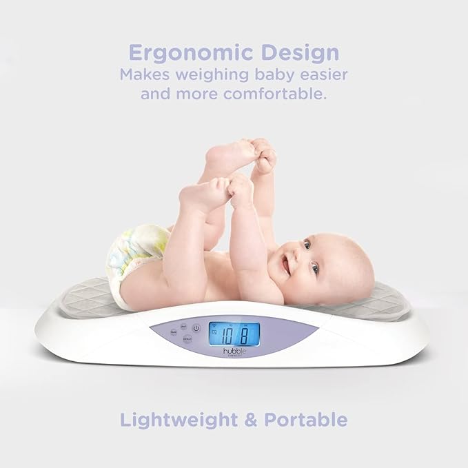 Hubble Grow Smart Baby Scale With Bluetooth White Hubble Yallatoys