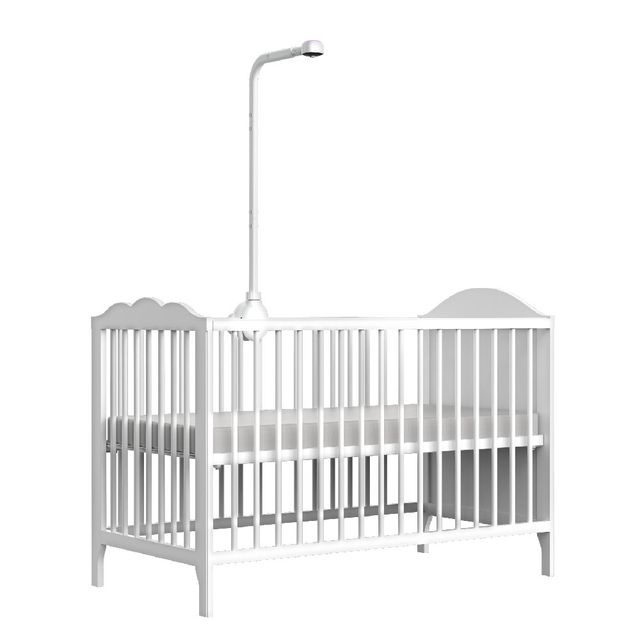 Hubble Connected Sky Vision AI Camera With Adjustable Crib Mount White Hubble Yallatoys