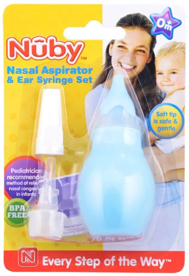 Nuby Nasal Aspirator & Ear Cleaning Set 0M+ Nuby Yallatoys