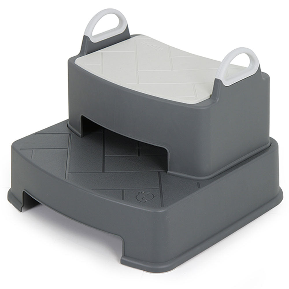 Buy iFam Herringbone Handle Step Stool Dark Grey | Yallatoys.com