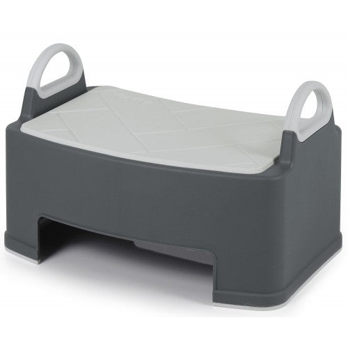 Buy iFam Herringbone Handle Step Stool Dark Grey | Yallatoys.com