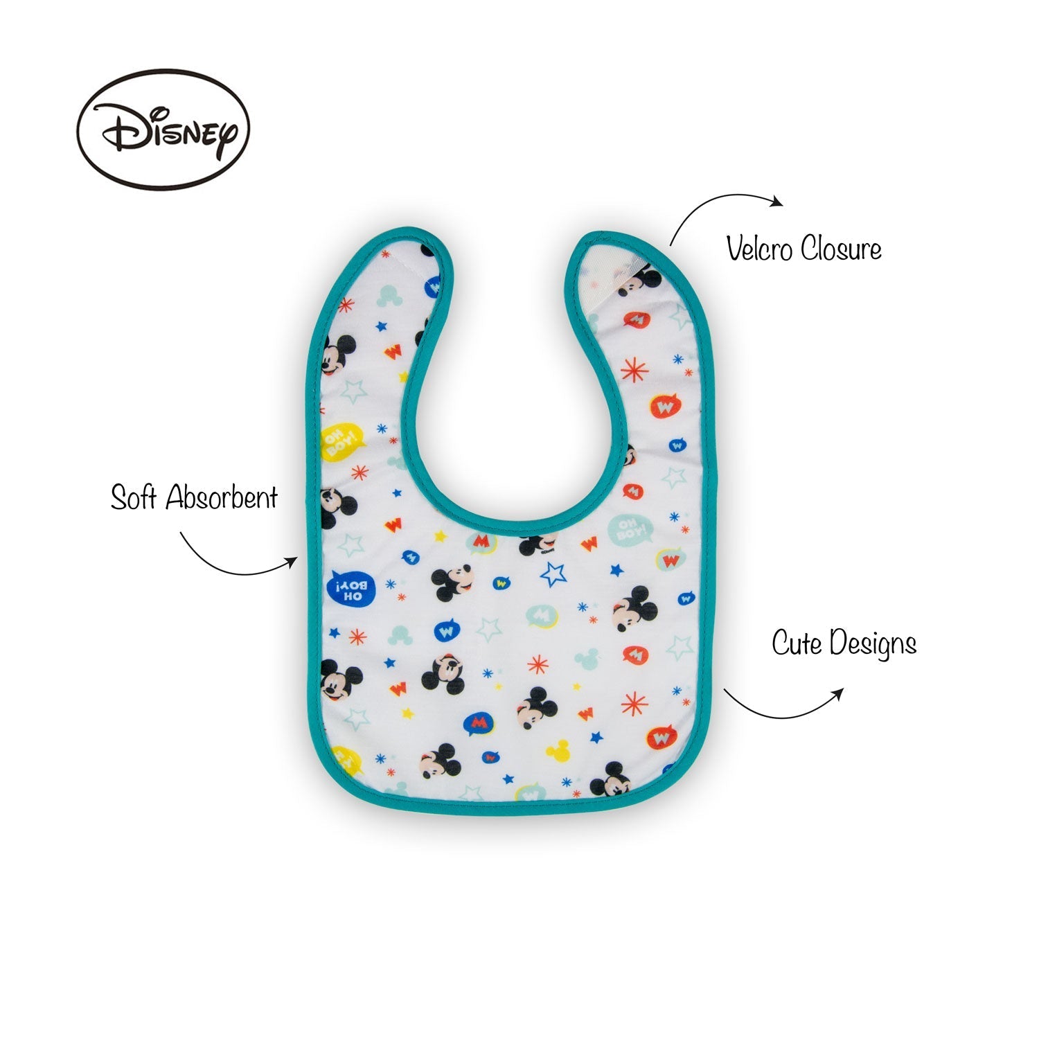 Infant Bib 2 Pack  Bibs - 1 Infant Bib Yallatoys