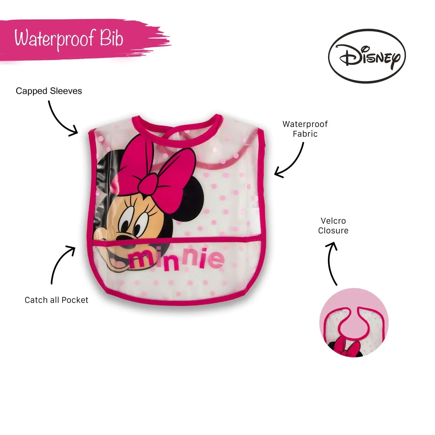 Infant Bib Peva  Bibs  Mickey - 2 Infant Bib Yallatoys