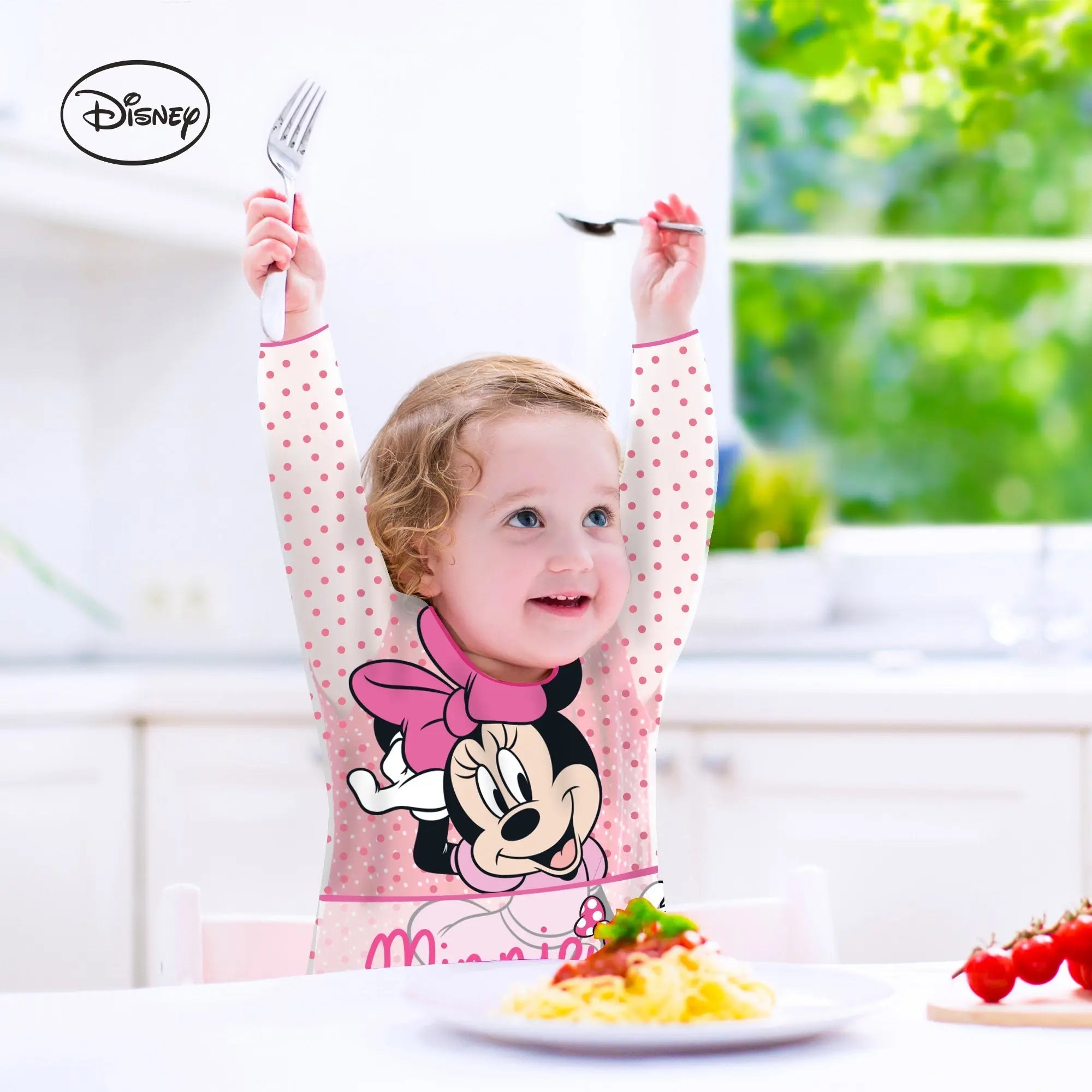 Infant Bib Disney Sleeved Bib  Minnie Infant Bib Yallatoys