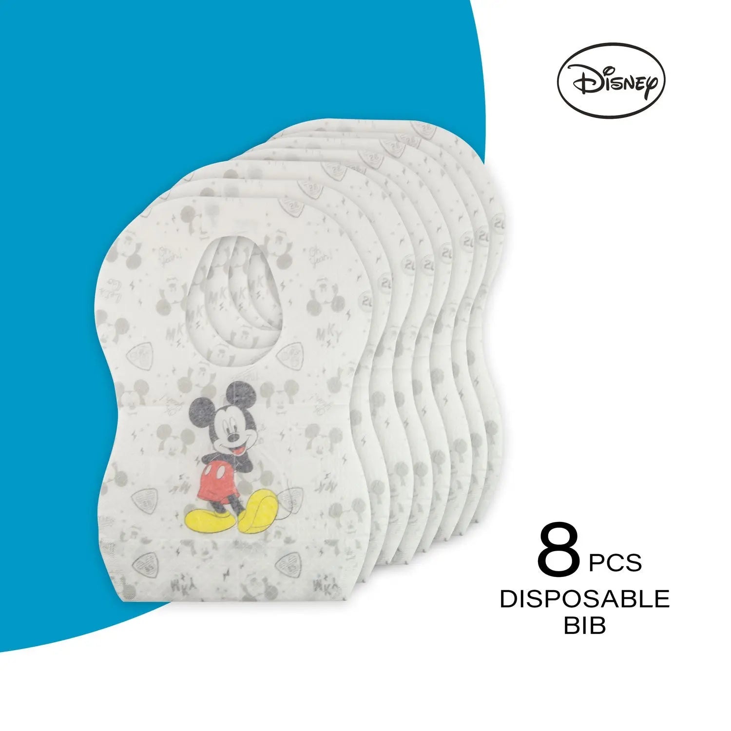 Infant Bib 8 Pack Disposable Bibs  Mickey Infant Bib Yallatoys