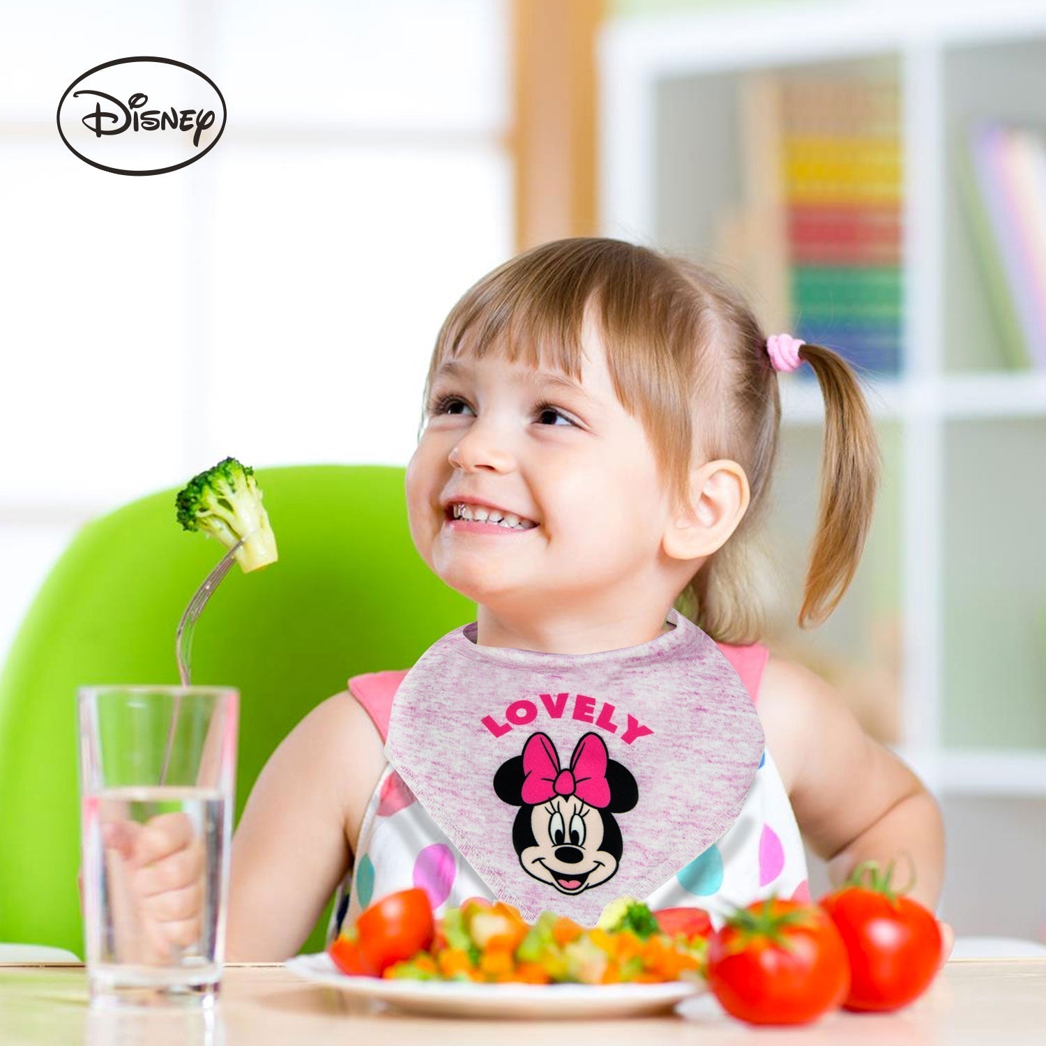 Infant Bib Po3 Mickey Bandana Bibs - 2 Infant Bib Yallatoys