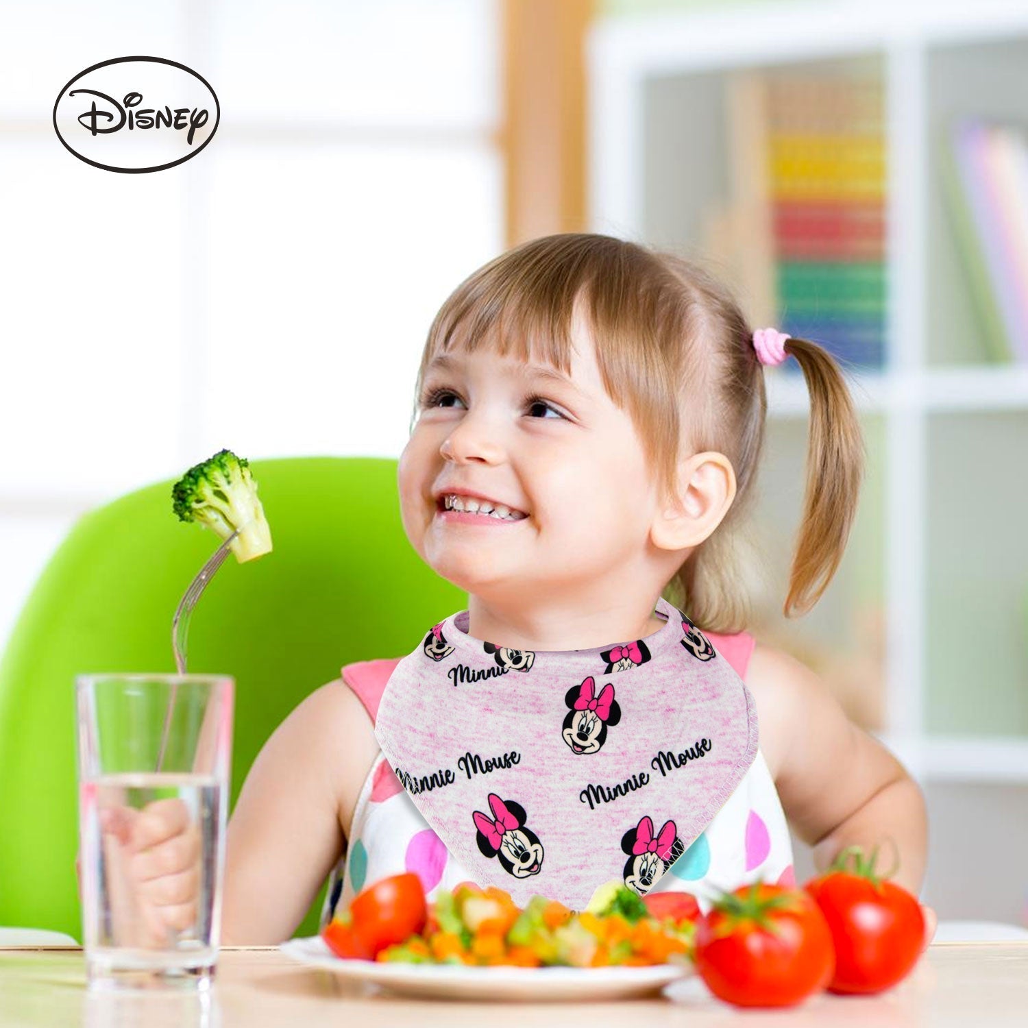 Infant Bib Po3 Mickey Bandana Bibs - 2 Infant Bib Yallatoys