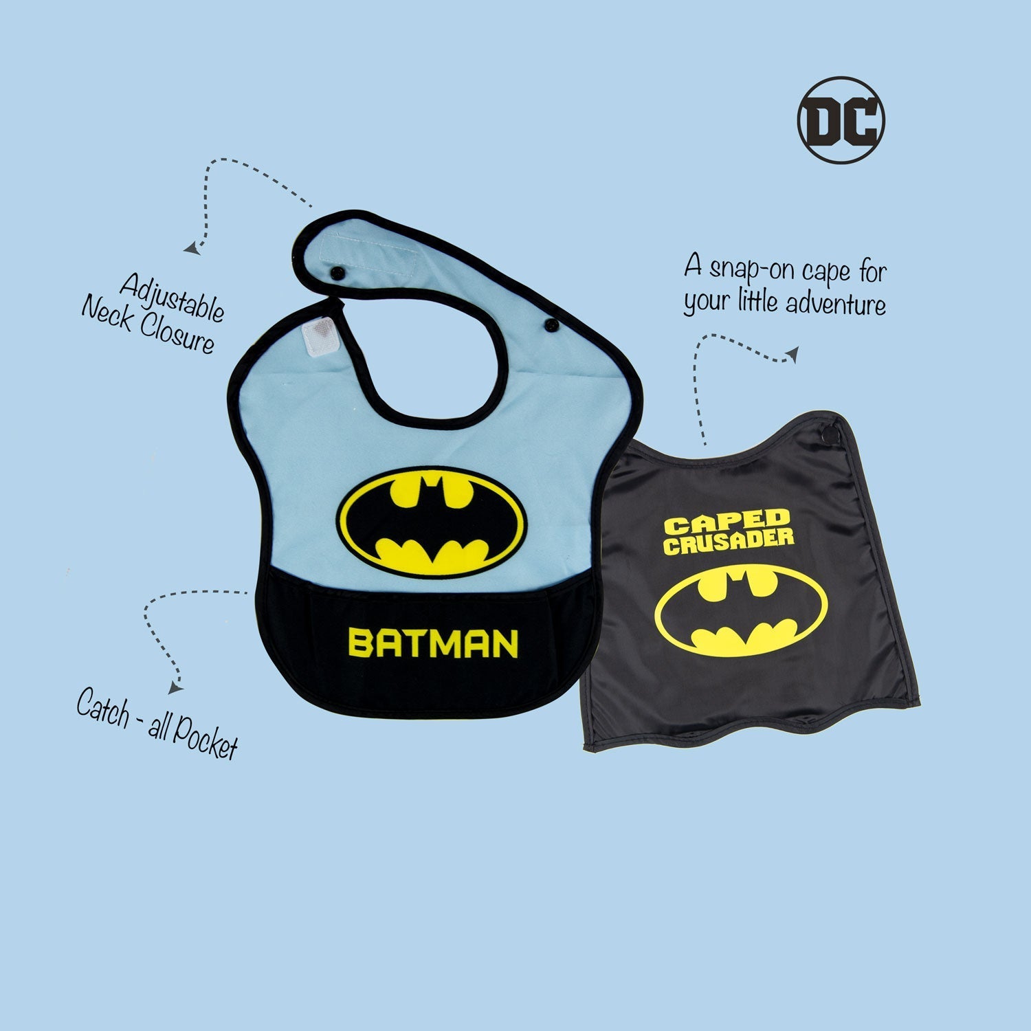 Infant Bib Po1 Bib With Cape - 1 Infant Bib Yallatoys