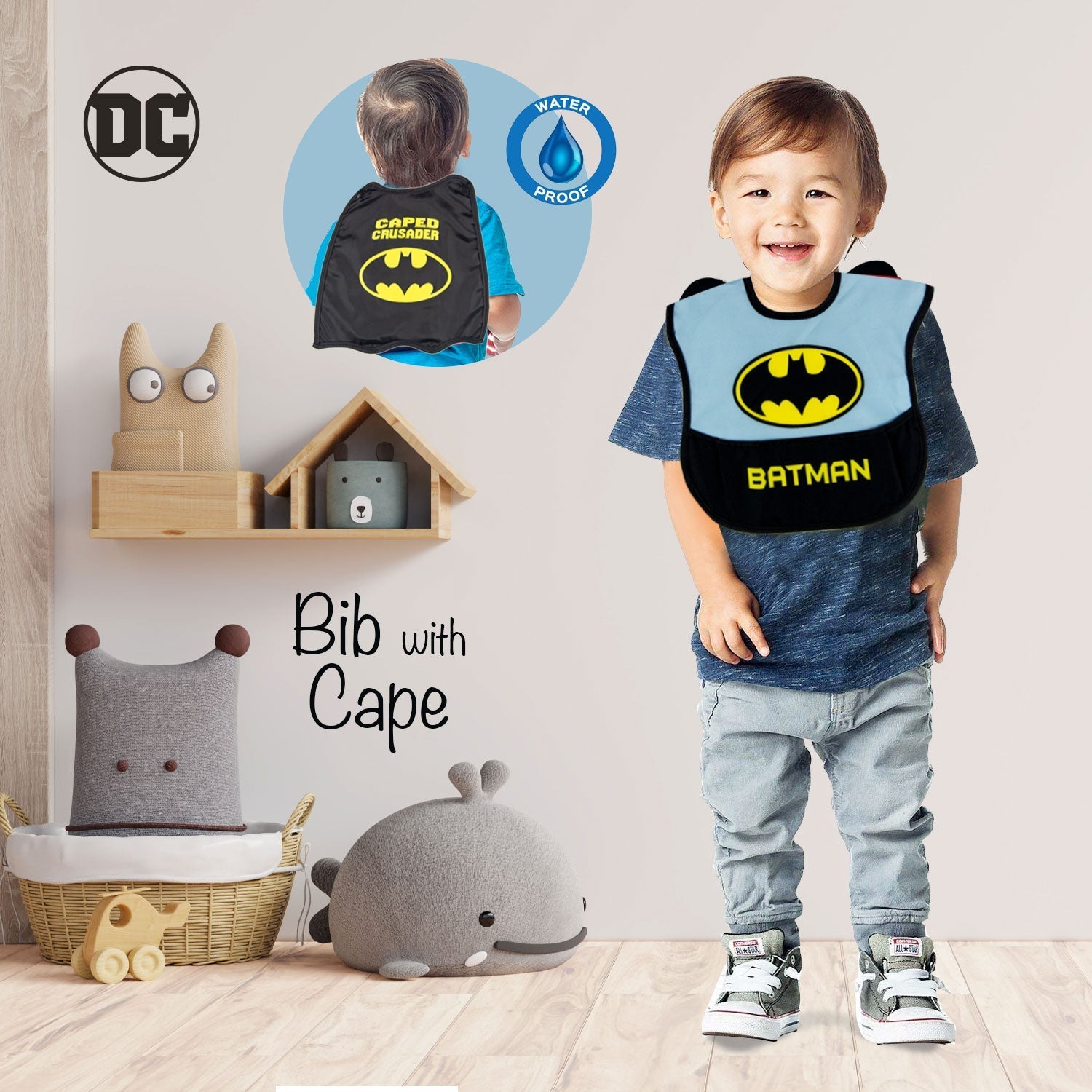 Infant Bib Po1 Bib With Cape - 1 Infant Bib Yallatoys