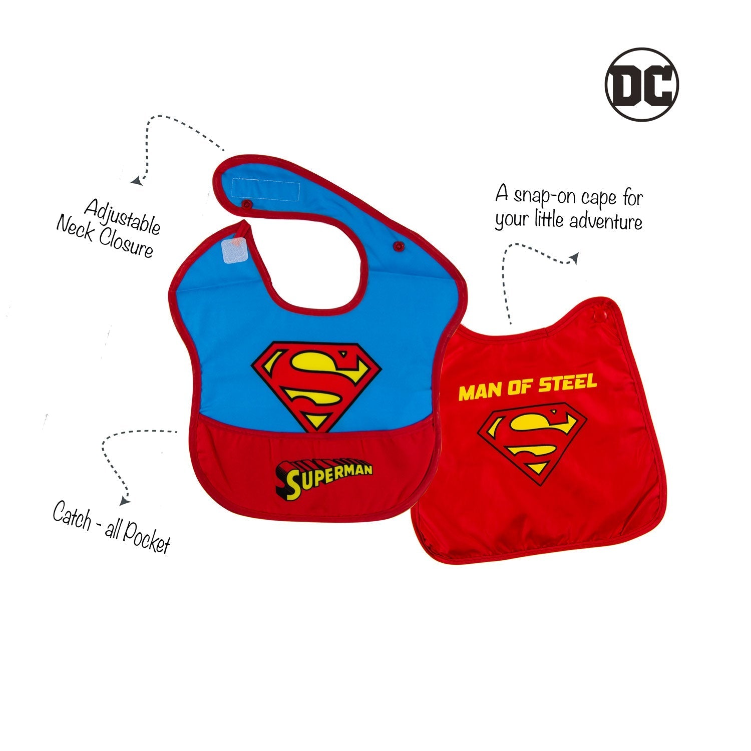 Infant Bib Po1 Bib With Cape - 2 Infant Bib Yallatoys