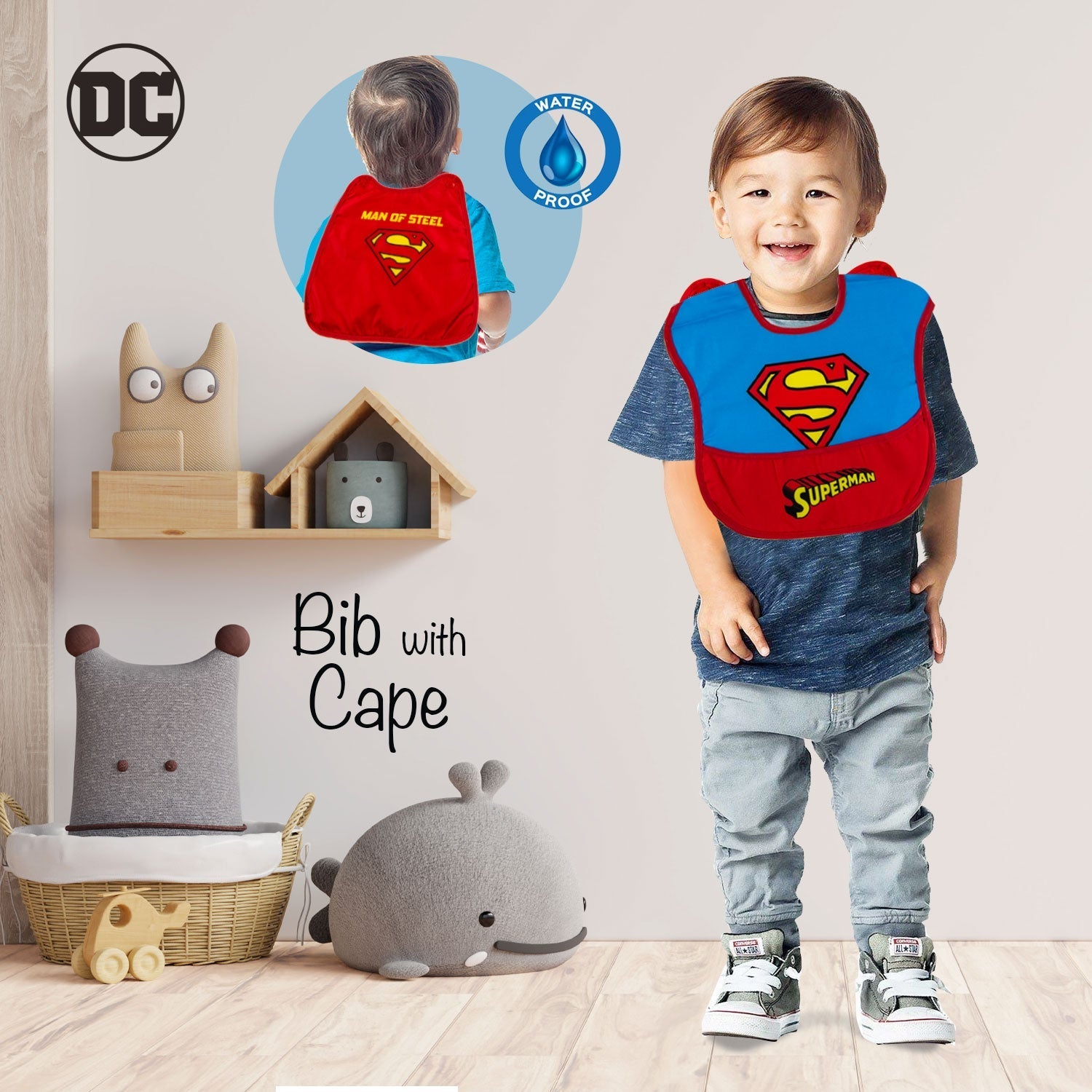 Infant Bib Po1 Bib With Cape - 2 Infant Bib Yallatoys