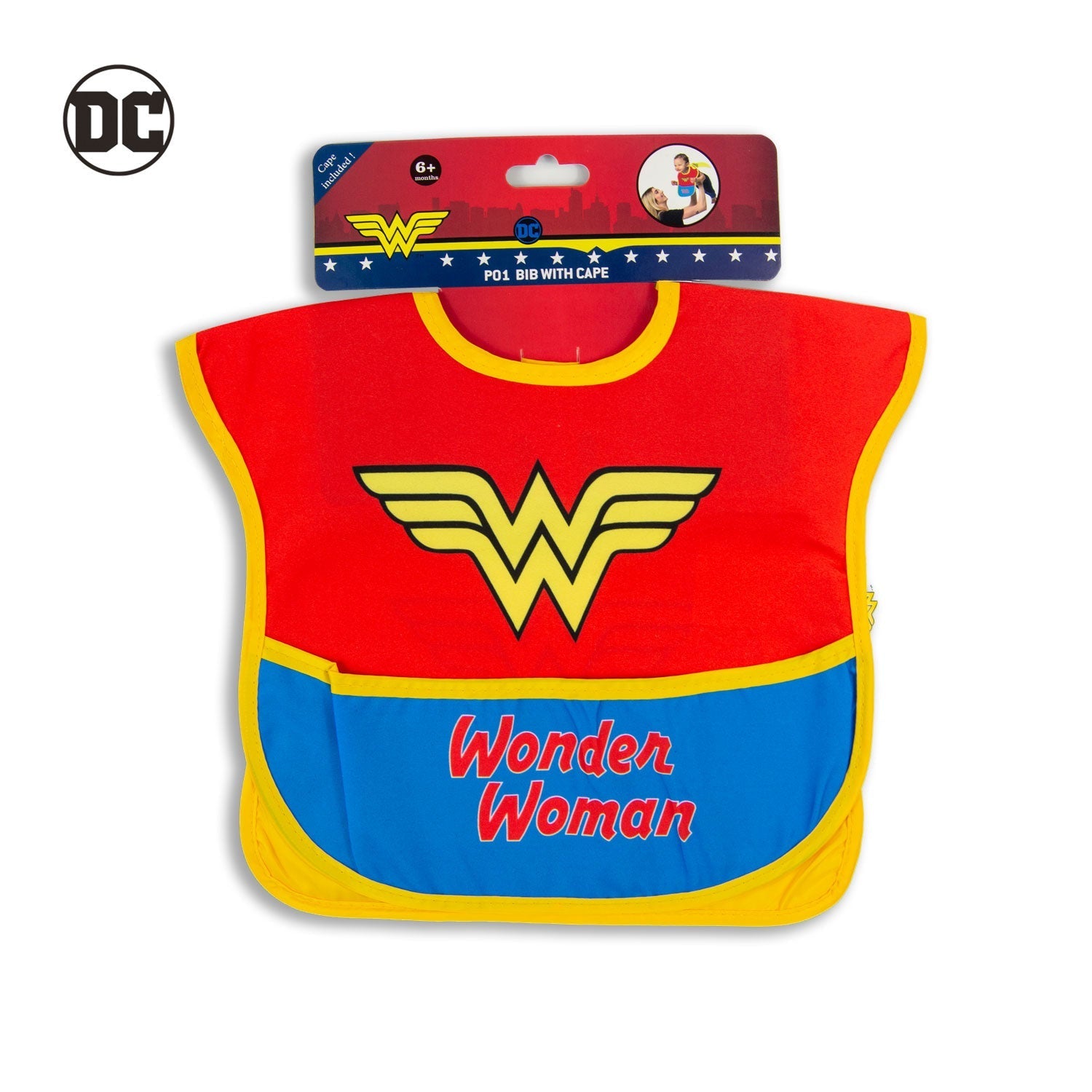 Infant Bib Po1 Bib With Cape - 3 Infant Bib Yallatoys