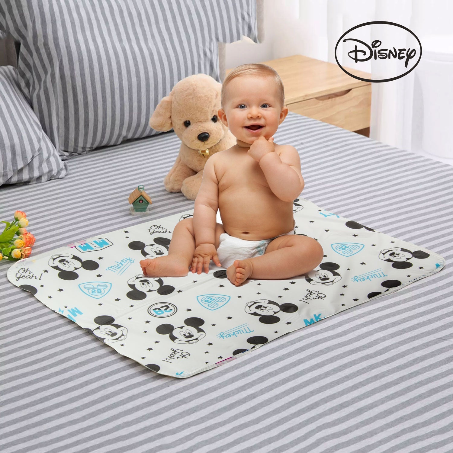 Infant Bib Changing Mat Mickey - 1 Infant Bib Yallatoys