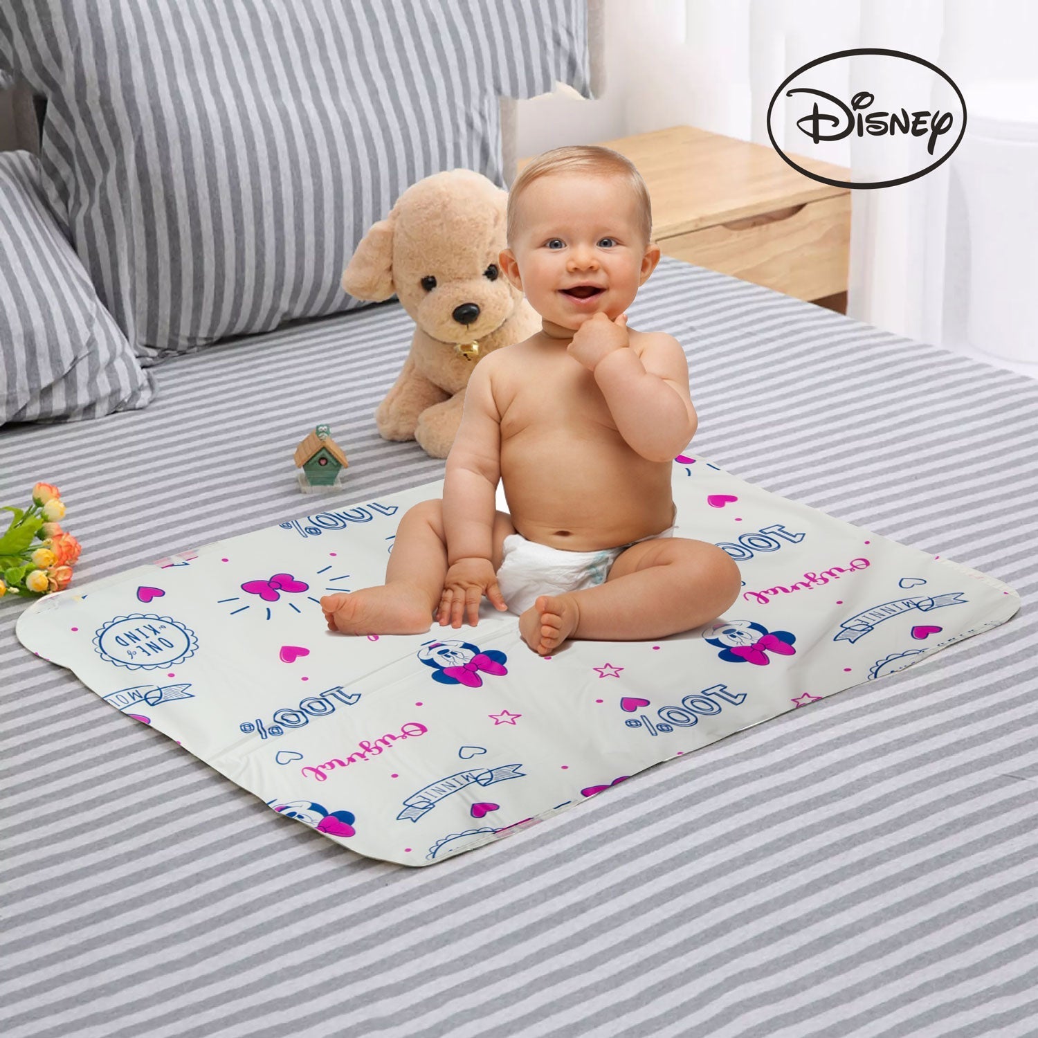 Infant Bib Changing Mat Mickey - 2 Infant Bib Yallatoys