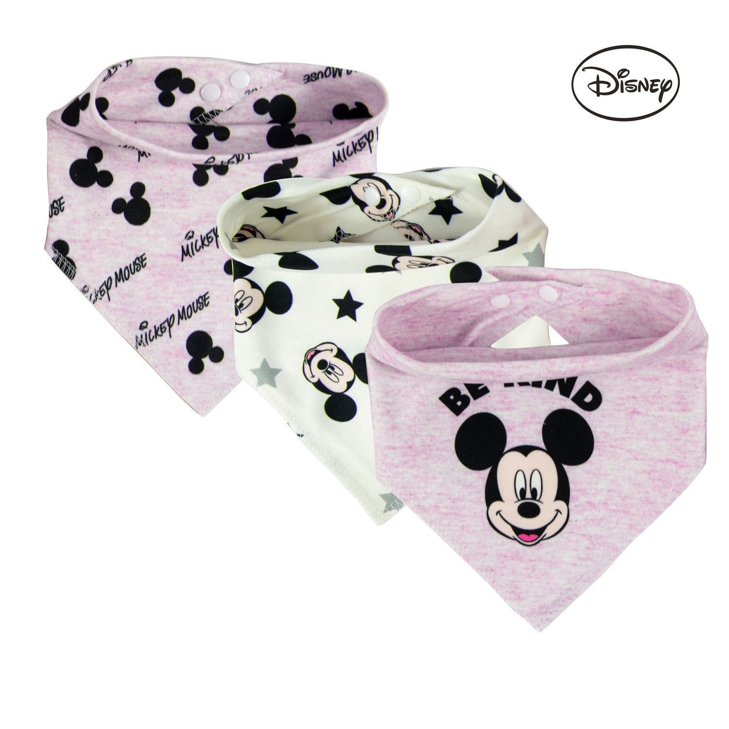 Infant Bib Po3 Mickey Bandana Bibs - 1 Infant Bib Yallatoys