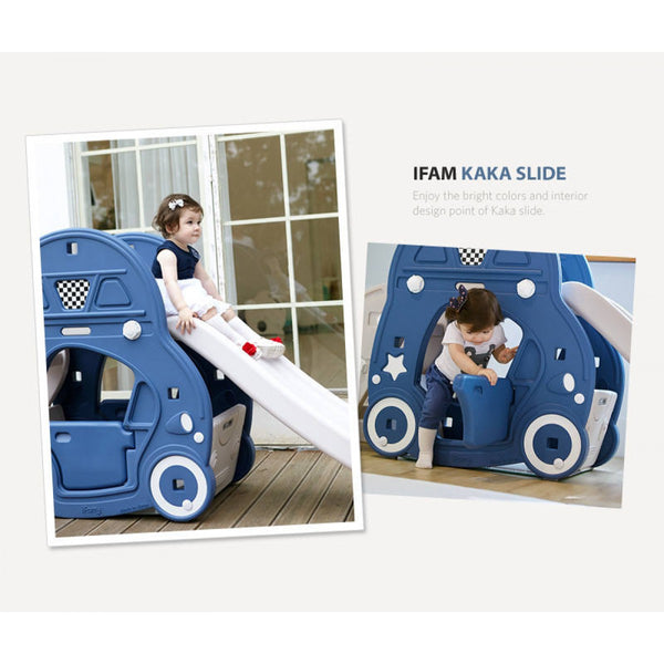 Buy iFam Kaka Roof Car Slide with Mat Deep Blue | Yallatoys.com