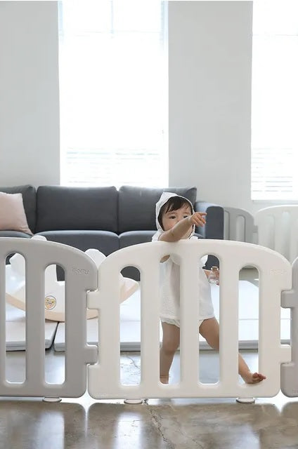 Buy iFam First Baby Room Play Fence White & Grey | Yallatoys.com