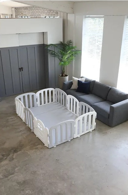 Buy iFam First Baby Room Play Fence White & Grey | Yallatoys.com