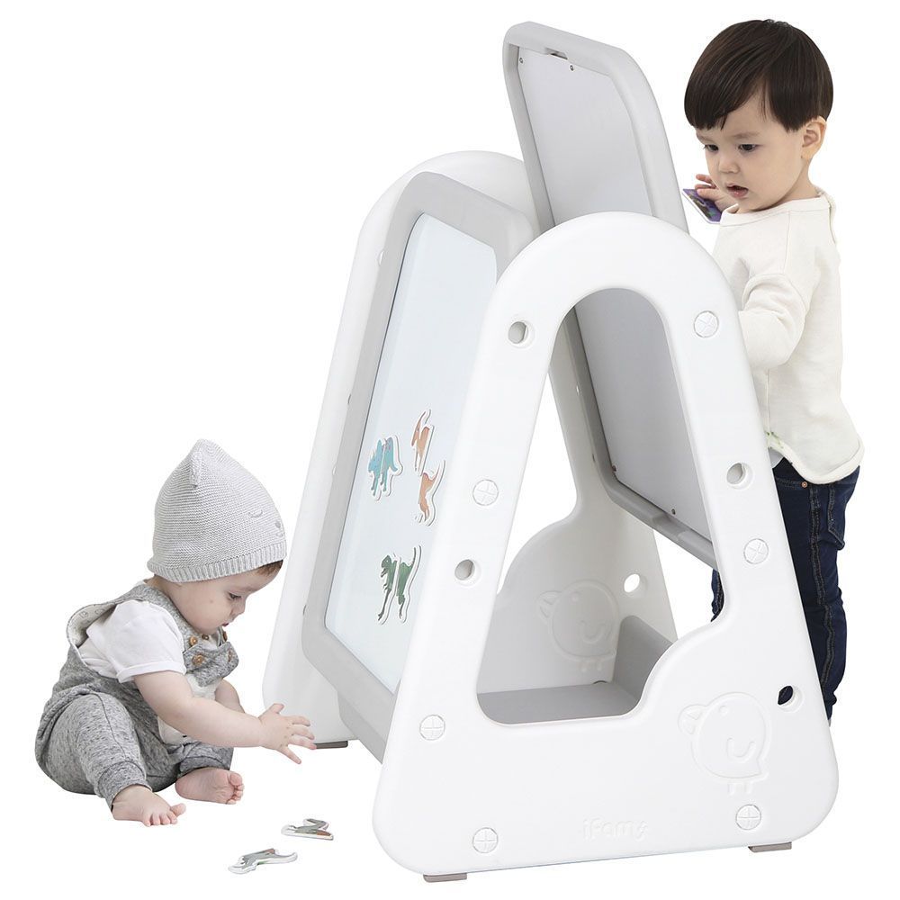 Buy iFam Easy Doing Kids Magnetic Easel Grey Double | Yallatoys.com