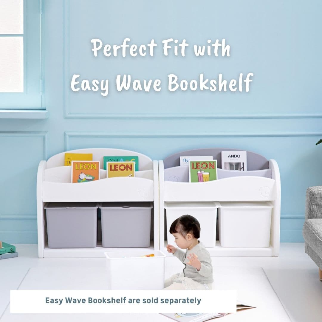 Buy iFam Toy Storage Box with Cover Grey | Yallatoys.com