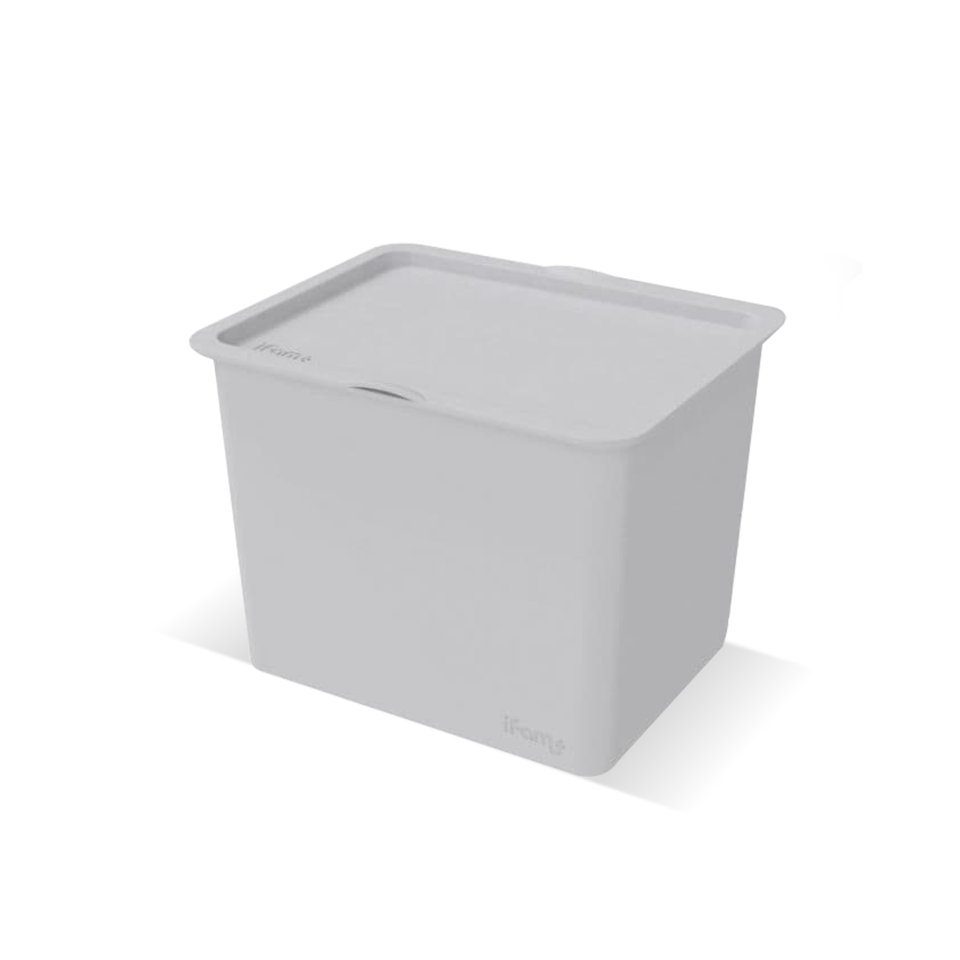 Buy iFam Toy Storage Box with Cover Grey | Yallatoys.com