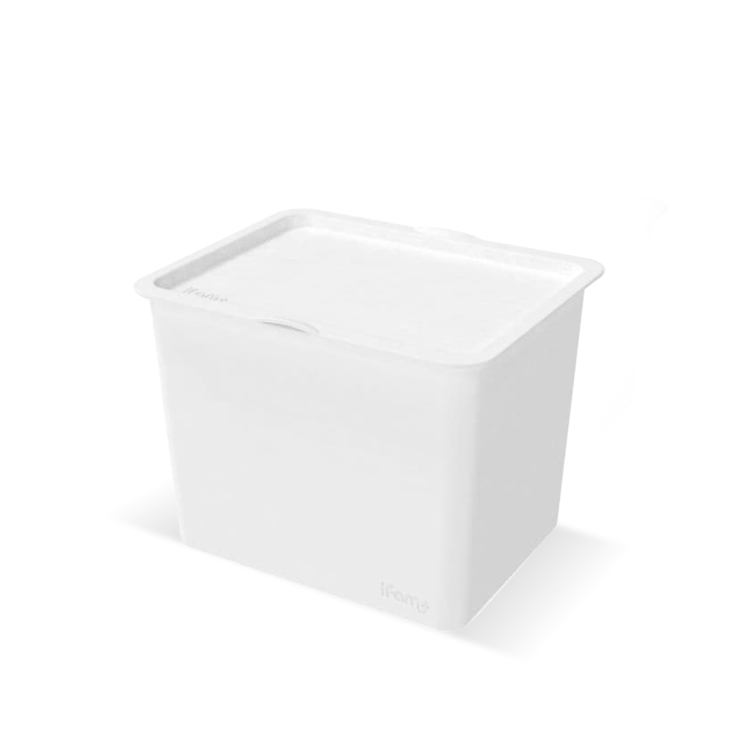 Buy iFam Toy Storage Box with Cover White | Yallatoys.com