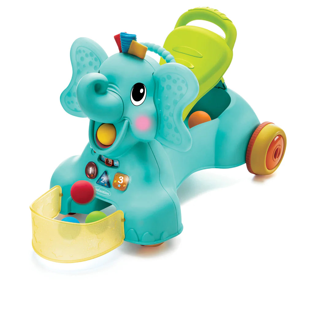 Buy Infantino 3 in 1 Sit, Walk and Ride Elephant | Yallatoys.com