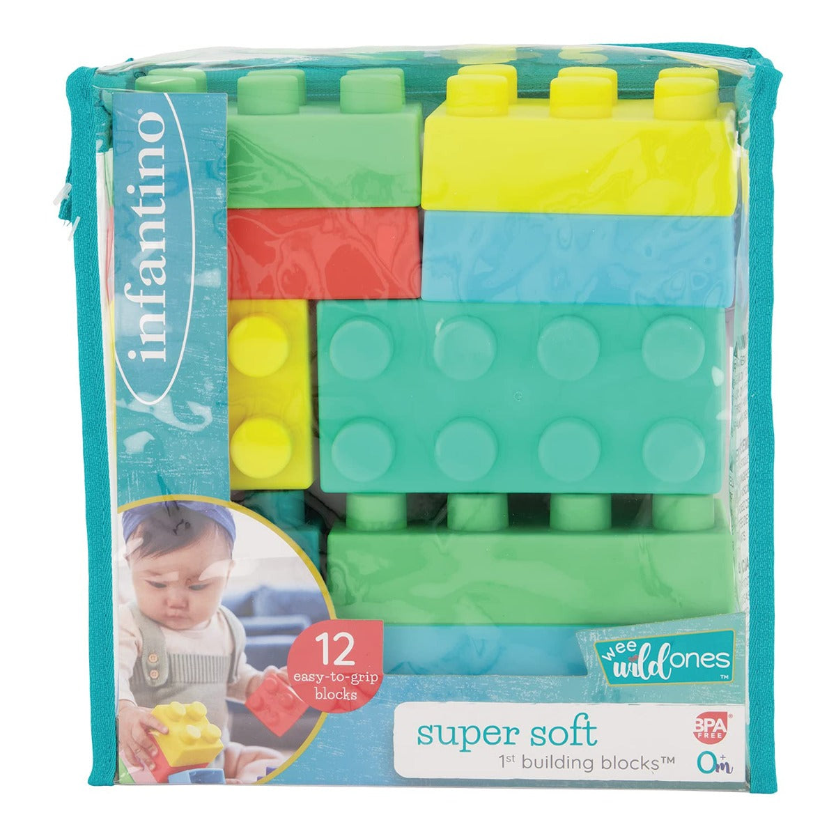 Buy Infantino Super Soft Building Blocks | Yallatoys.com