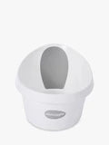 Shnuggle Toddler Bath Tub with Plug and Seat Support White Shnuggle Yallatoys