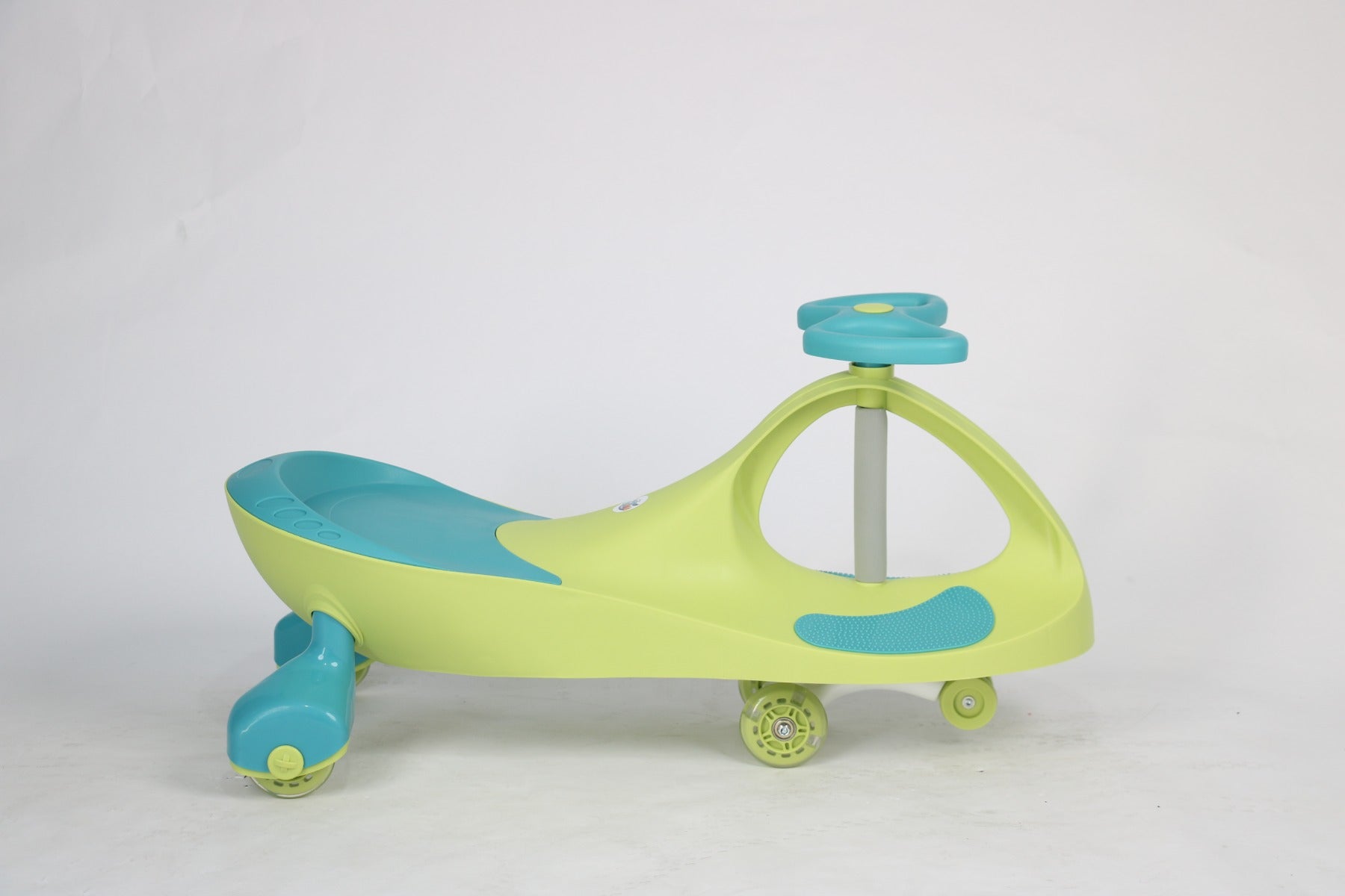 Buy Swing Car for Kids without Lights and Sounds Green | Yallatoys.com